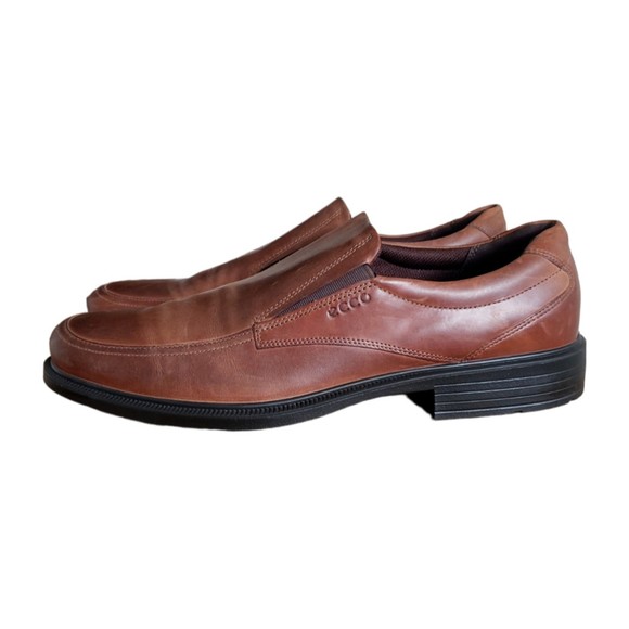 Ecco Helsinki 2.0 Apron Toe Men\'s Size 13.5  EU 47 Brown Leather Slip On Loafers main image 5